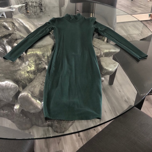 Turquoise Bodycon Dress .Picture As Fit Reference. - Picture 3 of 3